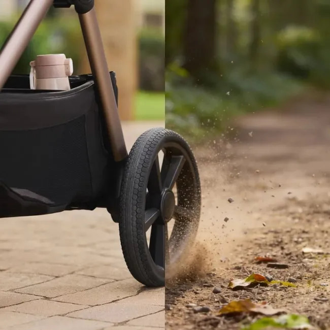 Carucior 2 in 1, Lionelo, Carmine, Parte sport si Landou anti-reflux, Salteluta ventilata, Reglare spatar, Suport de picioare, Maner reglabil, Sustine 22 kg, Cu accesorii, 0 luni+, Maro BYNLO-CARMINE_2IN1_BROWN_CHOCOLATE