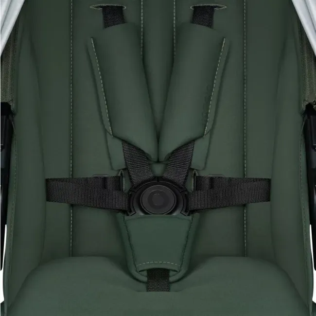 Carucior 3 in 1, Lionelo, Amber, Cadru aluminiu, Cu landou intarit si salteluta moale, Cu scoica auto testata ADAC, Reversibil, Cu accesorii, Geanta parinti, Pana la 22 kg, Verde BYNLO-AMBER_3IN1_GREEN_FOREST