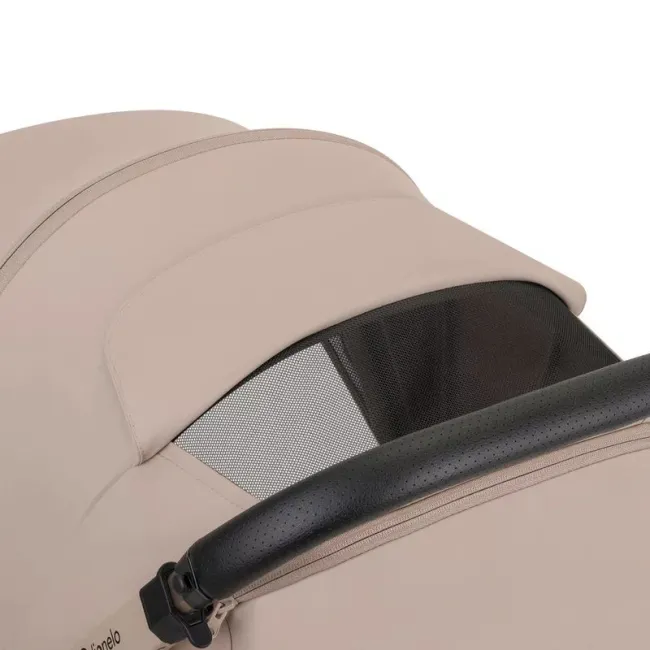 Carucior sport, Lionelo, Bett, Compact, Pliere rapida cu o mana, Copertina impermeabila UPF50+, Cu organizator ThermBag si accesorii, 6-48 luni, Sustine 22 kg, Bej Sand BYNLO-BETT_BEIGE_SAND