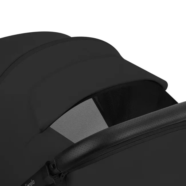 Carucior sport, Lionelo, Bett, Compact, Pliere rapida cu o mana, Copertina impermeabila UPF50+, Cu organizator ThermBag si accesorii, 6-48 luni, Sustine 22 kg, Black Onyx BYNLO-BETT_BLACK_ONYX