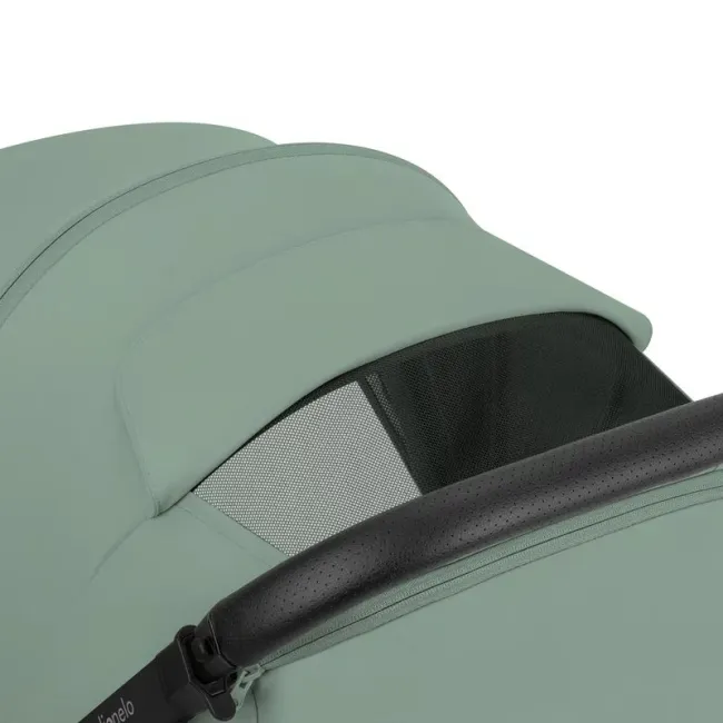 Carucior sport, Lionelo, Bett, Compact, Pliere rapida cu o mana, Copertina impermeabila UPF50+, Cu organizator ThermBag si accesorii, 6-48 luni, Sustine 22 kg, Green Sage BYNLO-BETT_GREEN_SAGE