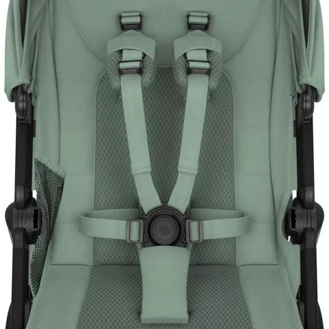 Carucior sport, Lionelo, Bett, Compact, Pliere rapida cu o mana, Copertina impermeabila UPF50+, Cu organizator ThermBag si accesorii, 6-48 luni, Sustine 22 kg, Green Sage BYNLO-BETT_GREEN_SAGE