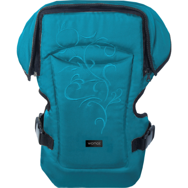 Marsupiu Rainbow N15 cu broderie Womar Zaffiro AN-NZ-15E BBJAN-NZ-15E_Turcoaz Inchis