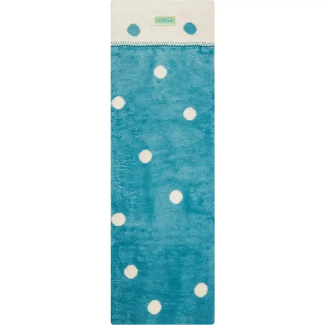 Paturica bebelusi Bumbac Buline 75x100 Womar Zaffiro AN-KBB-01 BBJAN-KBB-01_Turcoaz/Bej