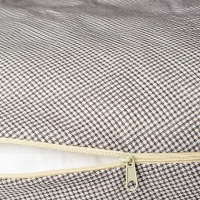 Perna pentru gravide si alaptat COMFORT GRID 170 cm cu bilute de polistiren Womar Zaffiro AN-PK-17PGR BBJAN-PK-17PGR_Maro