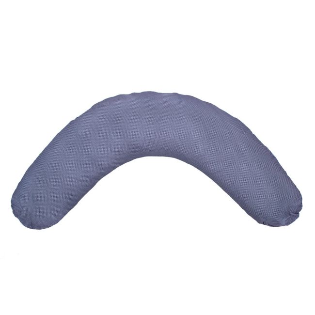 Perna pentru gravide si alaptat COMFORT GRID 170 cm cu bilute de polistiren Womar Zaffiro AN-PK-17PGR BBJAN-PK-17PGR_Albastru