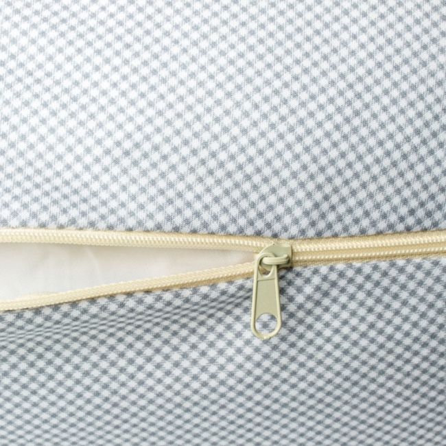 Perna pentru gravide si alaptat COMFORT GRID 170 cm cu bilute de polistiren Womar Zaffiro AN-PK-17PGR BBJAN-PK-17PGR_Gri