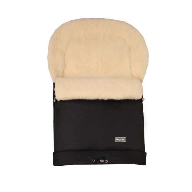 Sac de iarna Sleep and Grow Eco N20 din lana oaie Womar Zaffiro AN-SW-20 BBJAN-SW-20_Negru