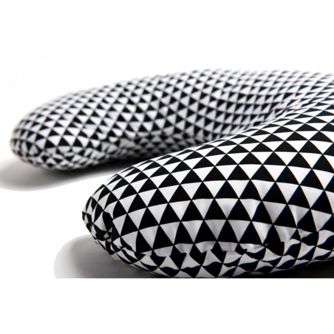 Perna pentru gravide si alaptat COMFORT EXCLUSIVE 160 cm cu poliester Womar Zaffiro AN-PK-16CE BBJAN-PK-16CE_Alb/Negru