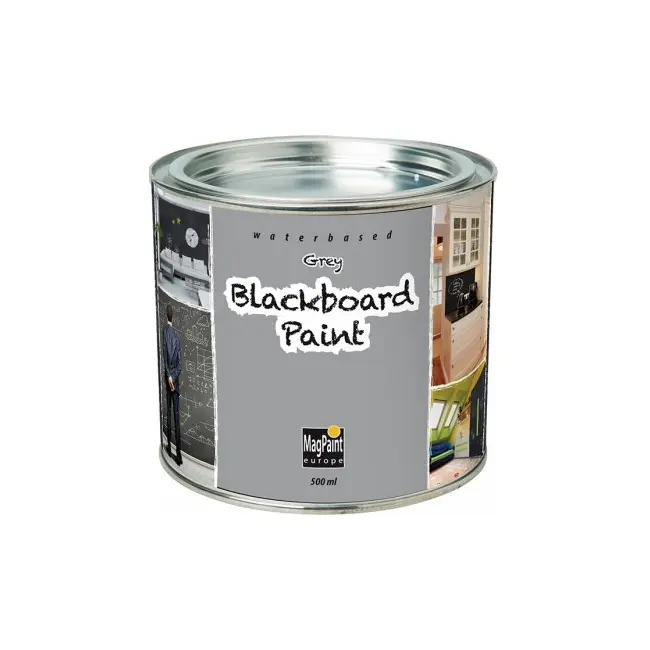 Blackboard Paint Grey 0.5 L Chalk Board MagPaint Europe MG0004 BBJMG0004_Gri
