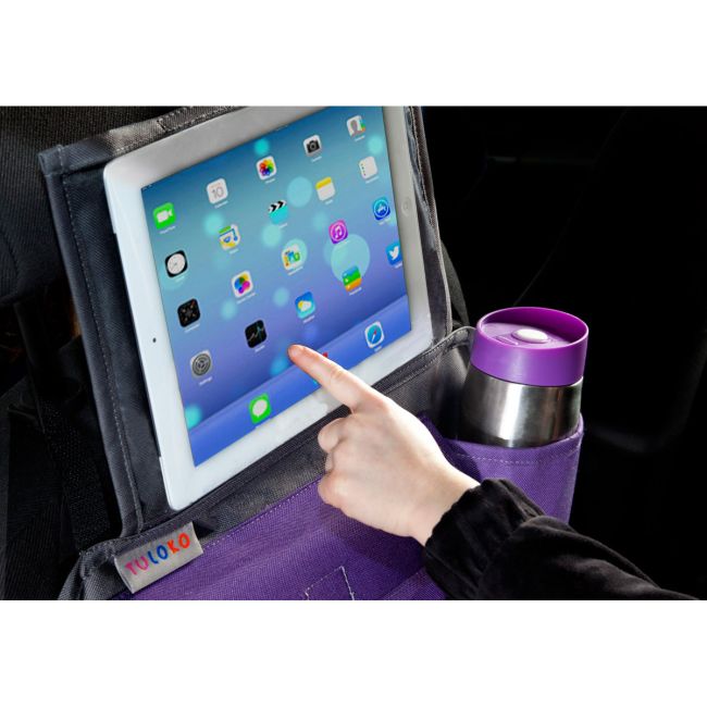 Organizator auto cu suport pentru tableta Tuloko TL002 BBJTL002_Gri/Mov