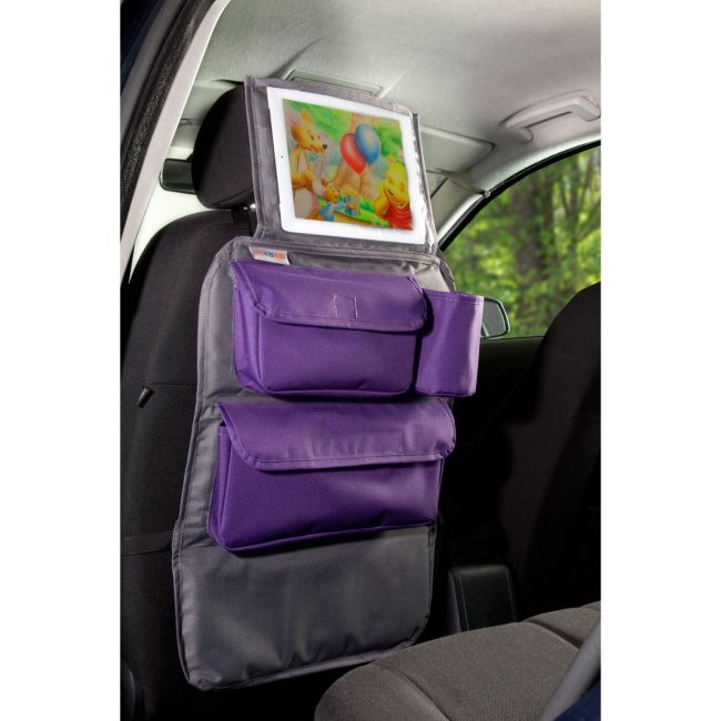 Organizator auto cu suport pentru tableta Tuloko TL002 BBJTL002_Gri/Mov