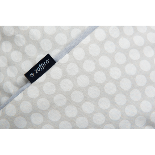 Paturica de infasat multifunctionala cu broderie Girafa Womar Zaffiro AN-BWZF-05GR BBJAN-BWZF-05GR_Gri/Alb