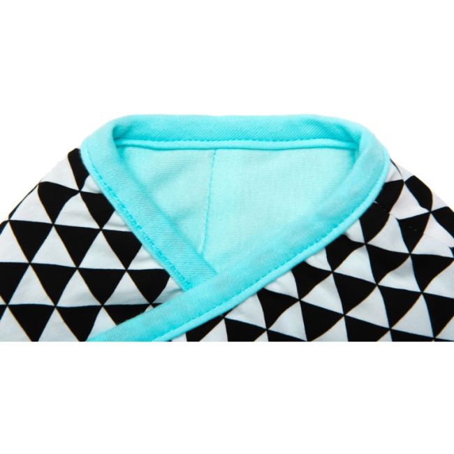 Sistem de infasare cu broderie Crocodil Womar Zaffiro AN-SWD-01CR BBJAN-SWD-01CR_Turcoaz/Alb/Negru