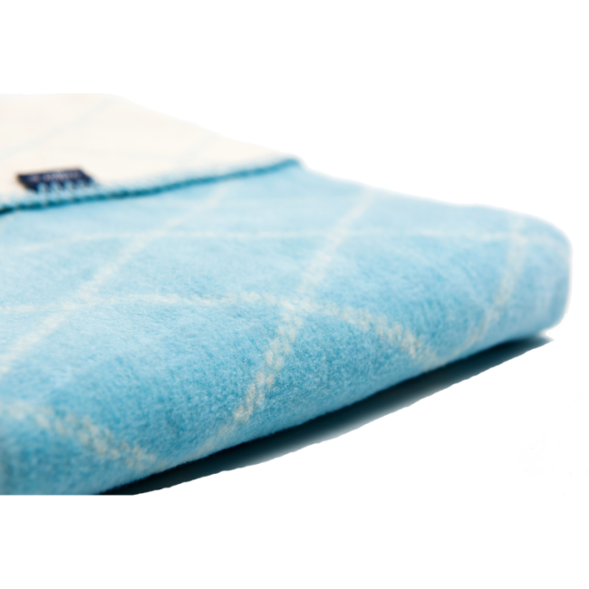 Paturica bebelusi Bumbac Romburi 75x100 Womar Zaffiro AN-KBR-01 BBJAN-KBR-01_Albastru/Bej