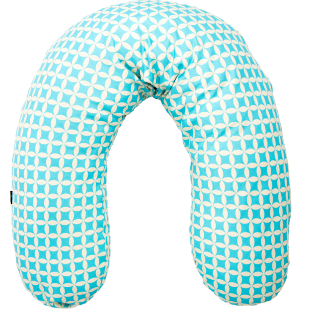 Perna pentru gravide si alaptat 170CM EKO EXCLUSIVE cu poliester Womar Zaffiro AN-PKE-07 BBJAN-PKE-07_Albastru/Bej