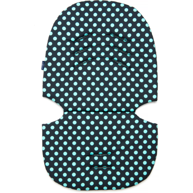 Perna pentru carucior N3 Bumbac Womar Zaffiro AN-PW-03B BBJAN-PW-03B_Gri Deschis/Turcoaz