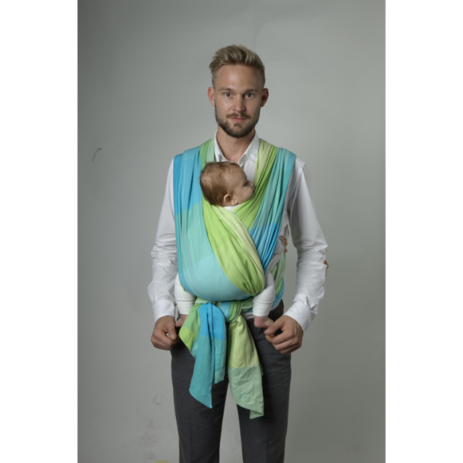 Sling Be Close N17 EKO Womar Zaffiro AN-EK-17 BBJAN-EK-17_Albastru/Verde