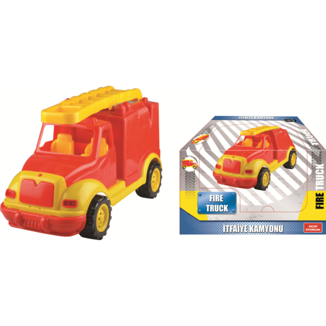 Masina pompieri 43 cm, in cutie Ucar Toys UC108 BBJUC108_Initiala