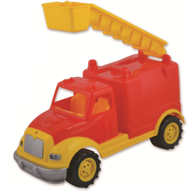 Masina pompieri 30 cm cu 36 piese constructie, in cutie Ucar Toys UC102 BBJUC102_Initiala