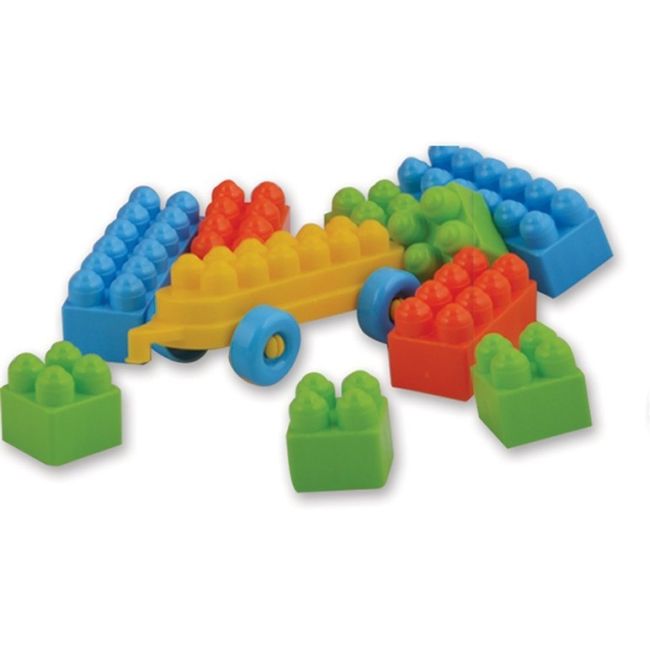 Masina pompieri 30 cm cu 36 piese constructie, in cutie Ucar Toys UC102 BBJUC102_Initiala