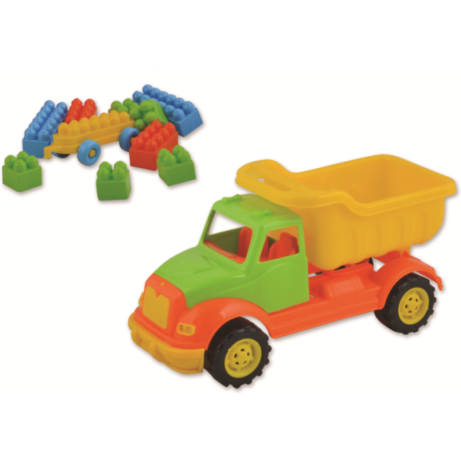 Autobasculanta 30 cm cu 36 piese constructie Ucar Toys UC103 BBJUC103_Initiala