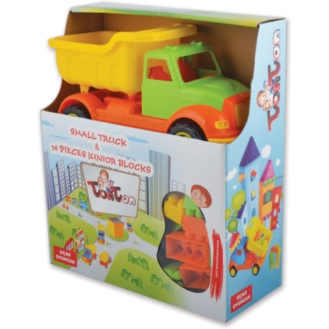 Autobasculanta 30 cm cu 36 piese constructie Ucar Toys UC103 BBJUC103_Initiala