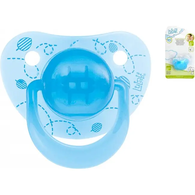 Suzeta ortodontica Albastra 3 luni Lulabi 8141600 BBJ8141600_Albastru