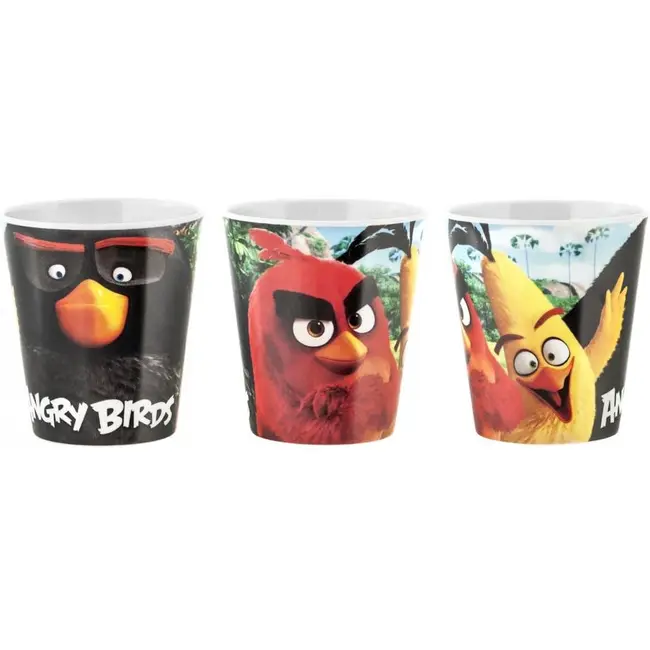 Pahar melamina Angry Birds Lulabi 8161567 BBJ8161567_Initiala