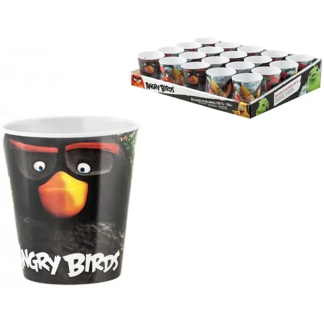 Pahar melamina Angry Birds Lulabi 8161567 BBJ8161567_Initiala