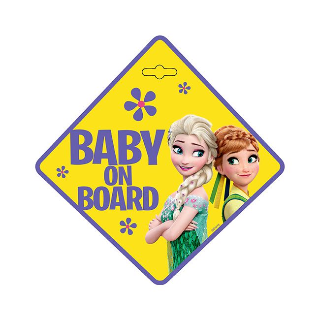 Semn de avertizare Baby on Board Frozen Seven SV9611 BBJSV9611_Initiala