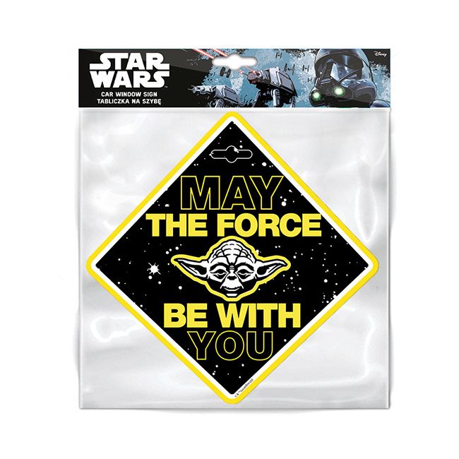 Semn de avertizare Baby on Board Star Wars Yoda Seven SV9623 BBJSV9623_Initiala