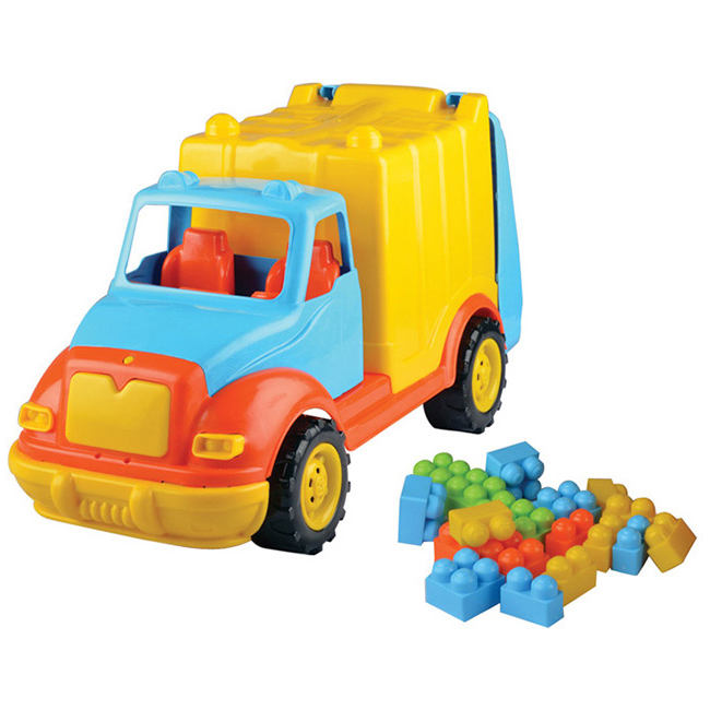 Camion pentru gunoi 48 cm cu 38 piese constructie Ucar Toys UC86 BBJUC86_Initiala