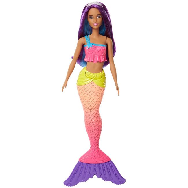 BARBIE SIRENA CURCUBEU CU PAR PURPURIU - FJC89-FJC90 - VRNFJC89-FJC90