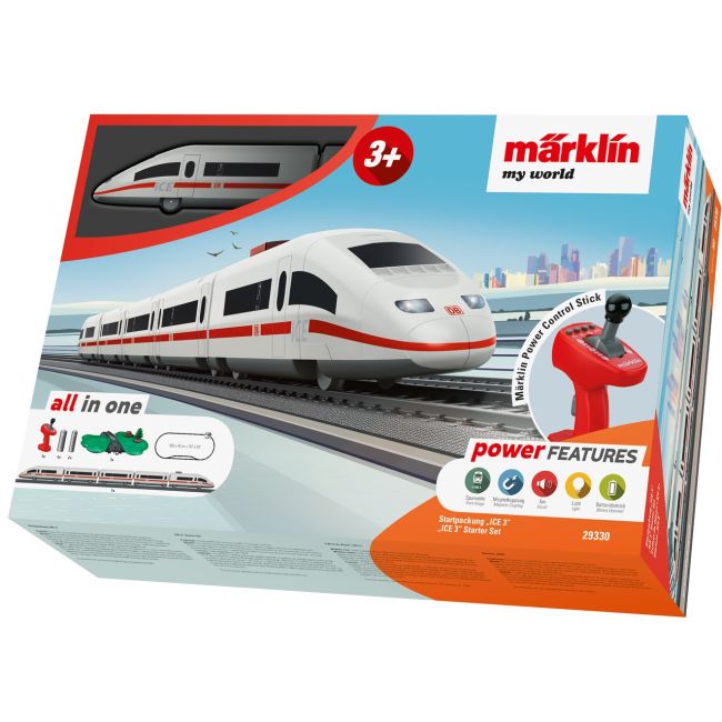 Tren de calatori cu telecomanda si accesorii ICE 3 Starter Set BBX029330
