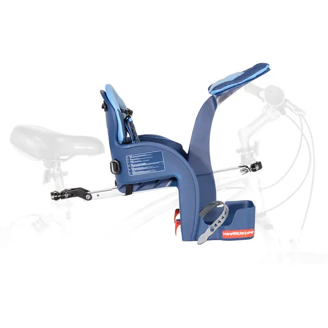 Scaun bicicleta copii SafeFront Deluxe,  Pozitie montare Centru, 15 Kg WeeRide WR10 BBJWR10_Denim