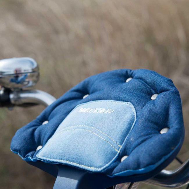 Scaun bicicleta copii SafeFront Deluxe,  Pozitie montare Centru, 15 Kg WeeRide WR10 BBJWR10_Denim