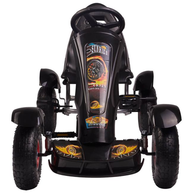 Kart cu pedale F618 Air negru Kidscare SUPKC_F618N