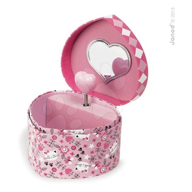 Janod - Cutie de bijuterii muzicala cu pisici - J02999