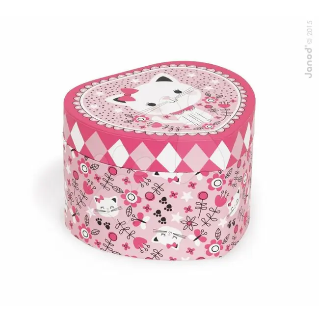 Janod - Cutie de bijuterii muzicala cu pisici - J02999