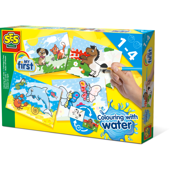 SES Set coloreaza cu apa (cu carduri fara culori) VRNS14421