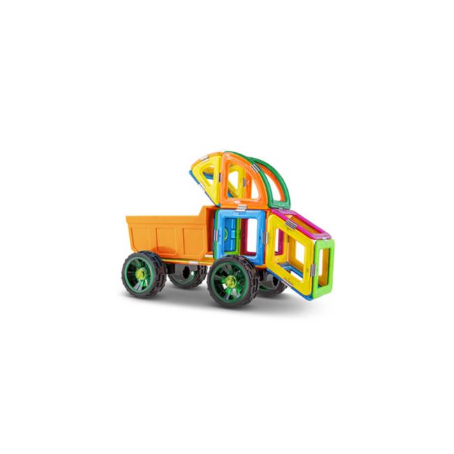 Magspace 81 Piese - Land Vehicles - Joc Magnetic Educativ de Constructie 3D - MMTMT - MS 1993