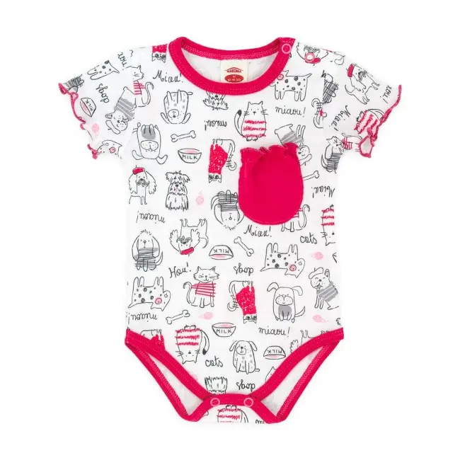 Body cu manecute scurte - colectia Miau - Haine Bebe MK03155KR-7