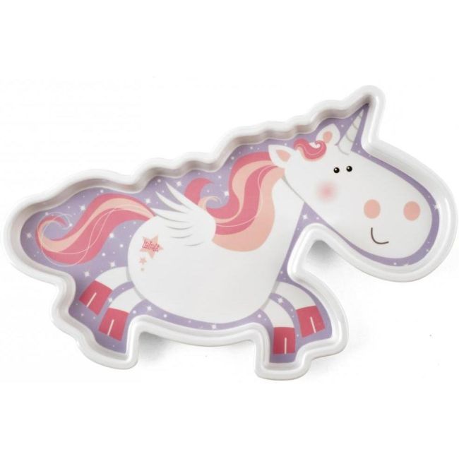 Farfurie melamina Fairy Tales - Unicorn Lulabi 7945300 - BBJ7945300_Initiala