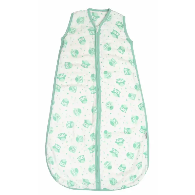 Sac de dormit pentru vara din muselina Mint Owl 18-36 luni 0.5 Tog BBXUK743-05