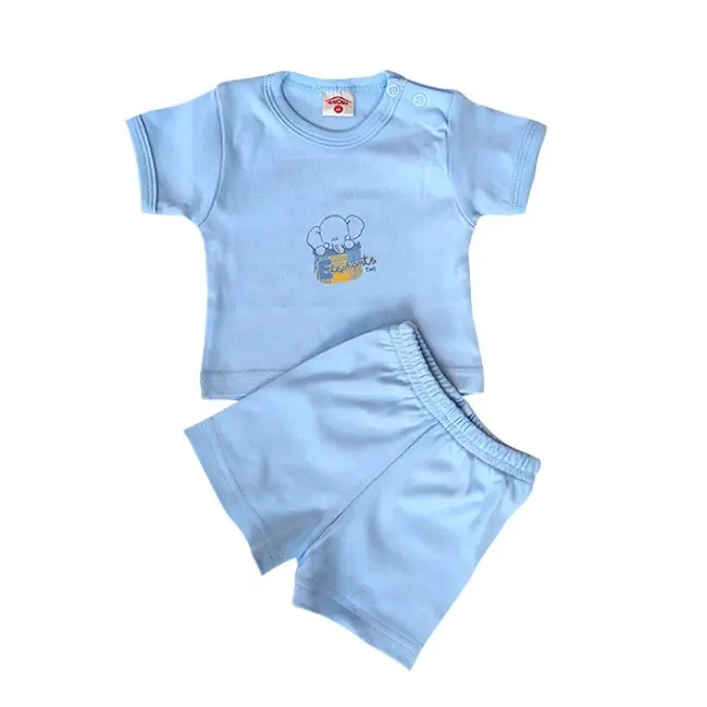 Costumas cu pantaloni scurti - Elephants - MK0733-5-7.3 luni