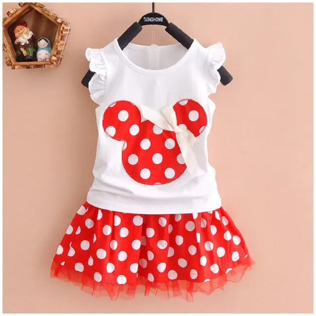 Costumas cu fustita - Minnie rosie - MBQQ-LDP.2 ani