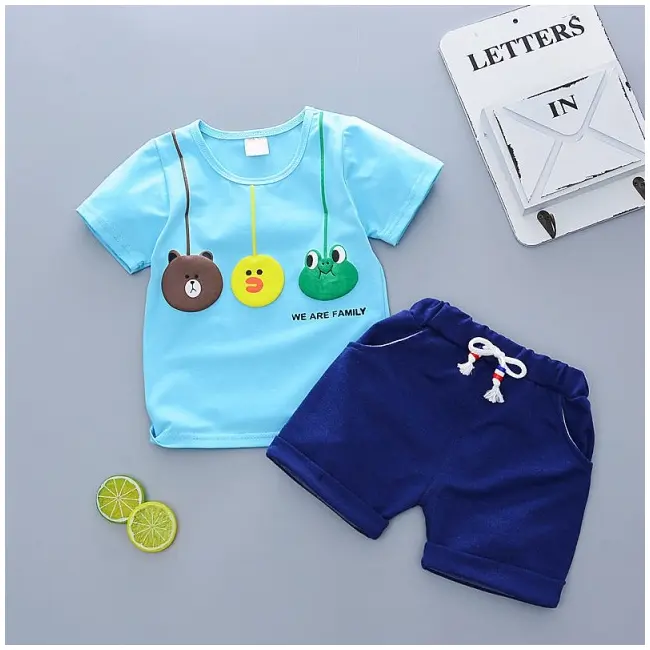 Costumas cu pantaloni - We are family - MBQQ-M14-1.12 luni