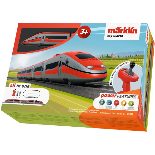 Tren de calatori cu sine si telecomanda Italian Express BBX029334