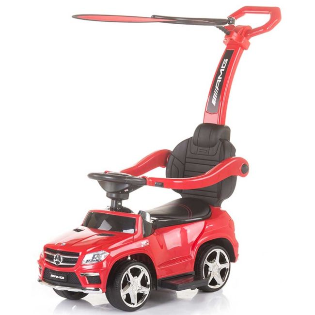 Masinuta de impins cu copertina chipolino mercedes benz gl63 amg red hubrocamgc182re